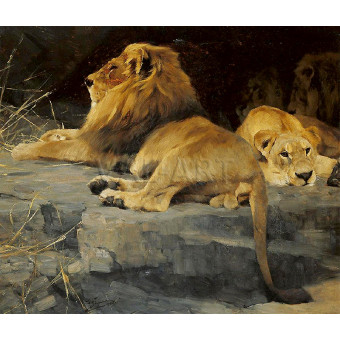 РЕПРОДУКЦИИ НА КАРТИНИ Пред пещерата (1909)